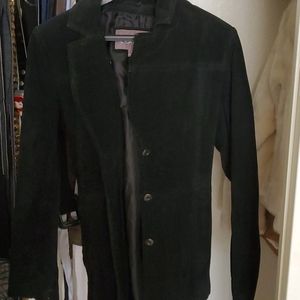 Wilson black suede jacket